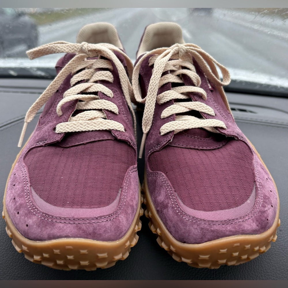 Merrell Women's Burgundy Suede Trail Sneaker - Picture 8 of 12